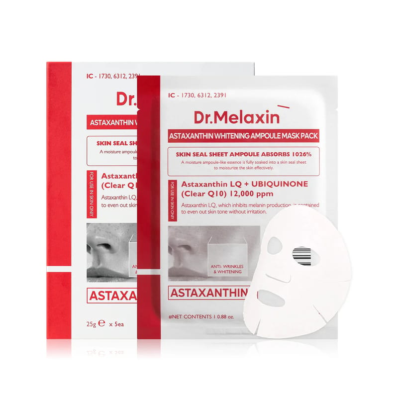 Astaxanthin whitening Ampoule Mask pack